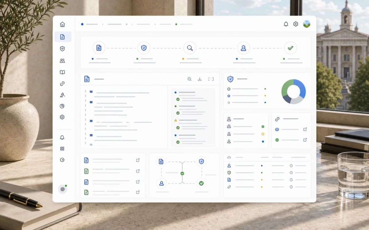 Dashboard Zaphir per legal e compliance