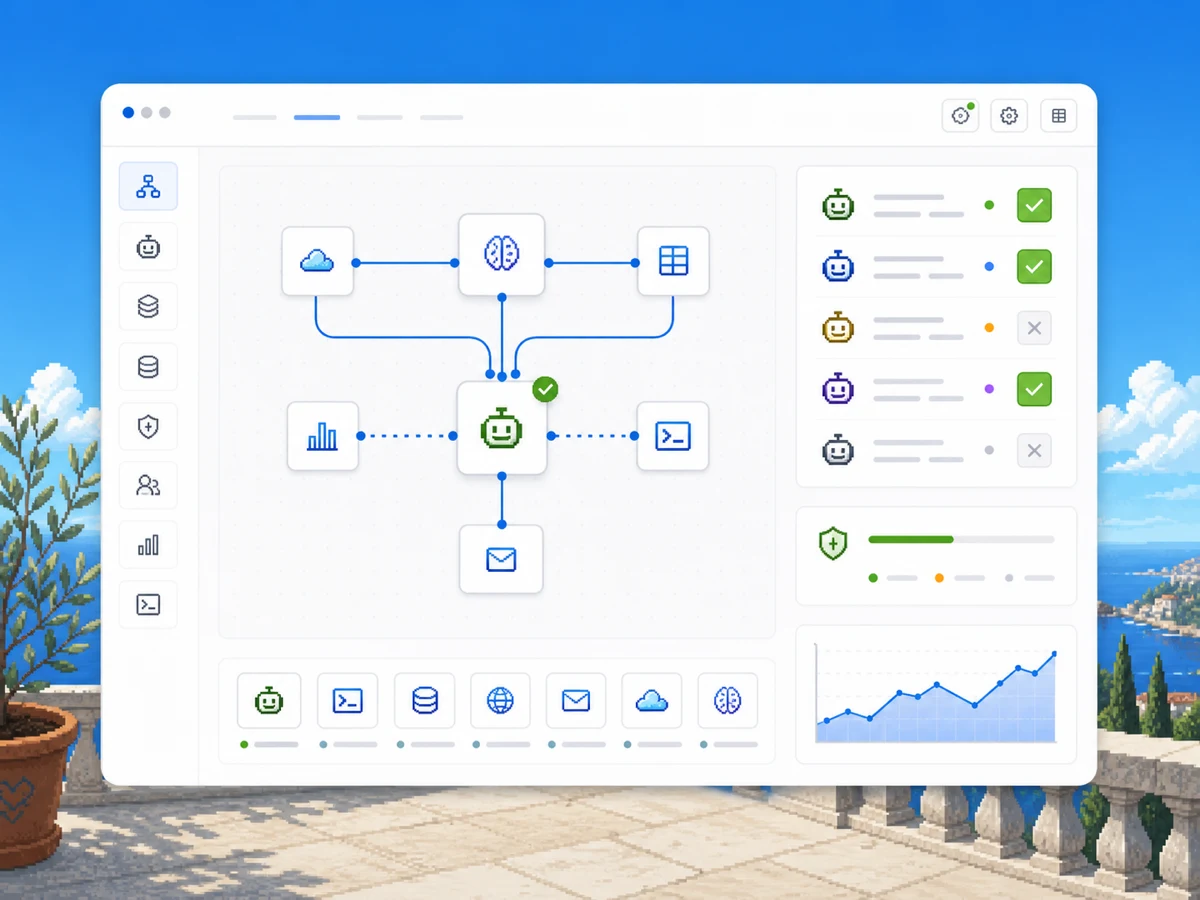 Italian-inspired AI tools dashboard
